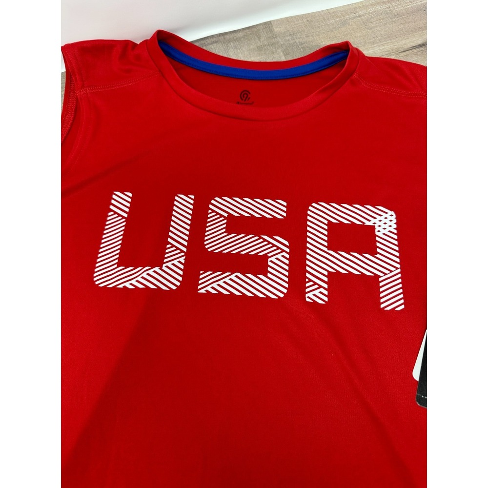 NWT Champion USA Boys Athletic Tank Top Sleeveless Youth Shirt Size XL (16-18)‎ - Picture 5 of 5